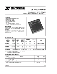 Datasheet GS-R412 manufacturer STMicroelectronics